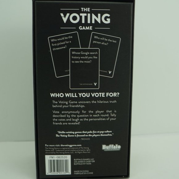 The Voting Game Find Out Who Your Friends Are Adult Party Card Game - Picture 3 of 4